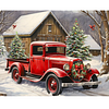 Diamond Painting-5D Full Round Drill Christmas Truck