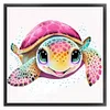 Turtle - 18CT Stamped Cross Stitch 20*20cm/7.87*7.87in