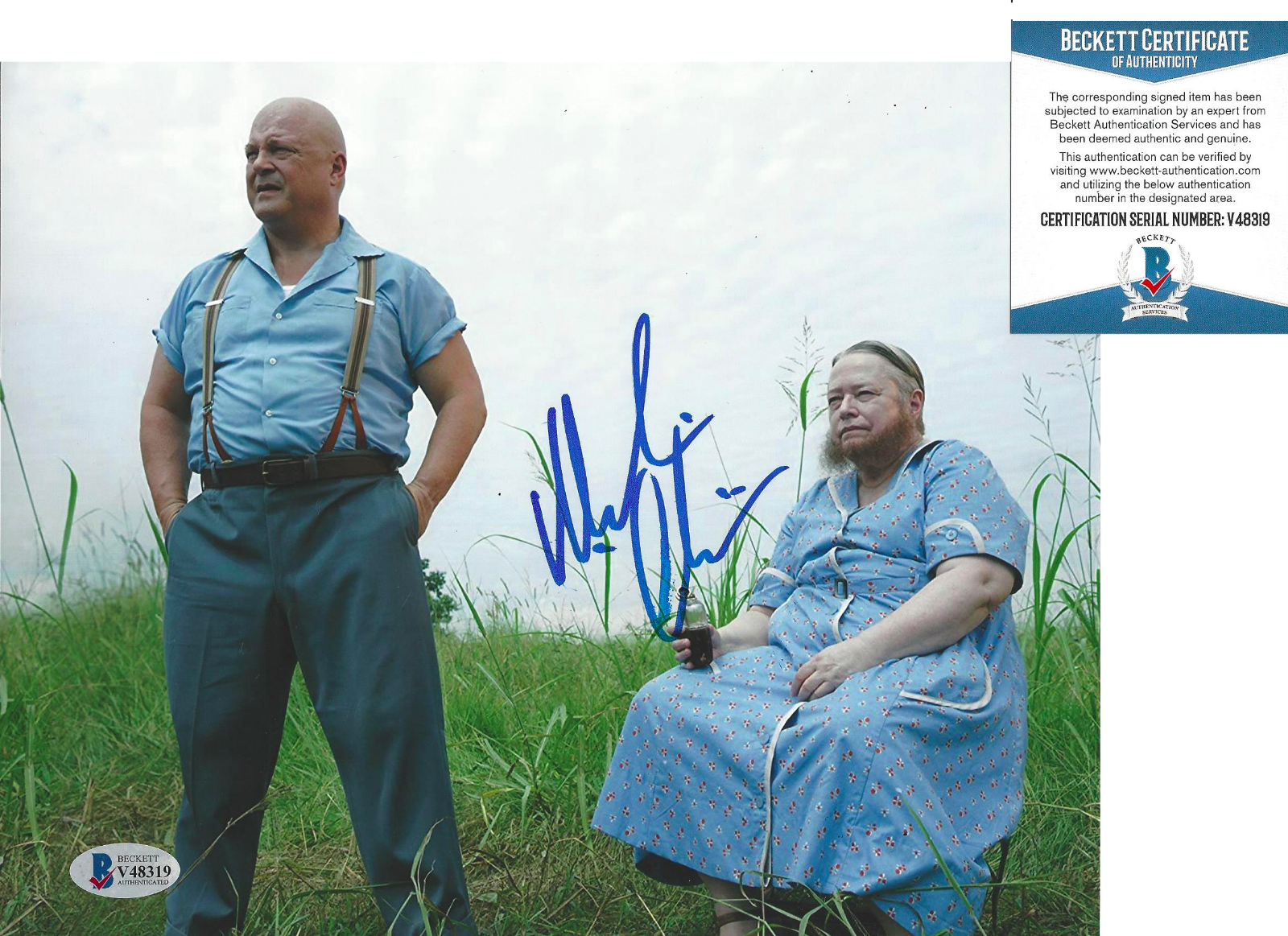 MICHAEL CHIKLIS SIGNED 'AMERICAN HORROR STORY' 8x10 SHOW Photo Poster painting BECKETT COA BAS