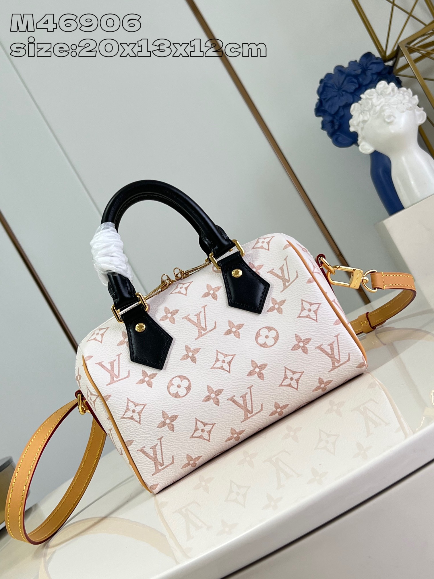 LV Speedy Bandoulière 20 - White