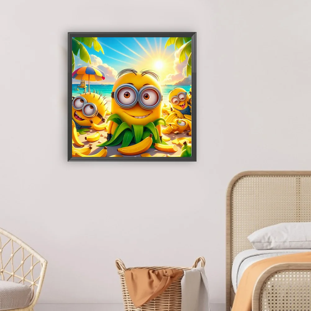 Diamond Painting - Full Round Drill - Minions(Canvas|30*30cm)