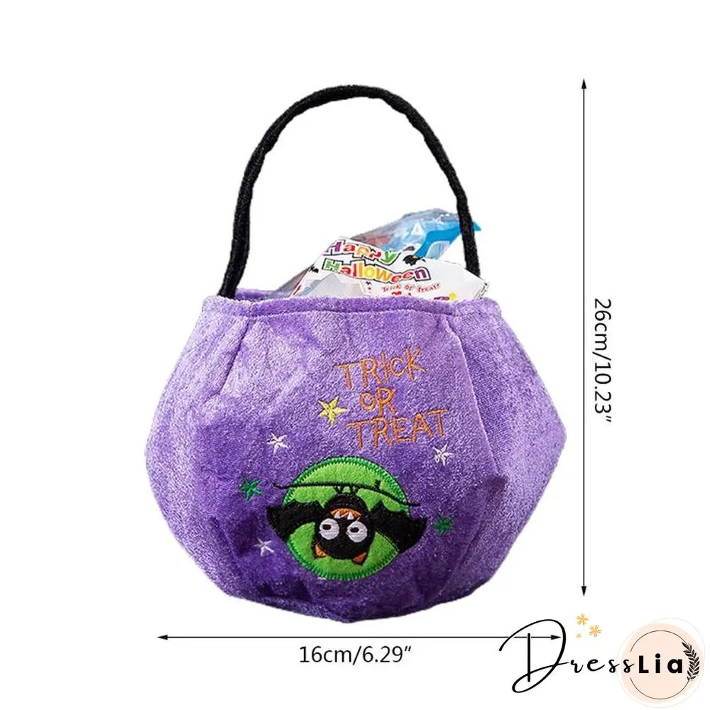 Halloween Candy Bag Gifts Bag Party Favors Storage Pouch Protable Handbag