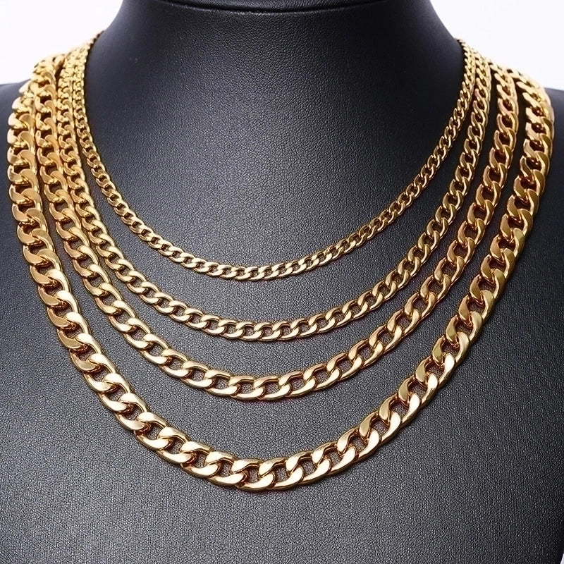 Fashion Geometric Stainless Steel Plating Necklace 1 Piece
