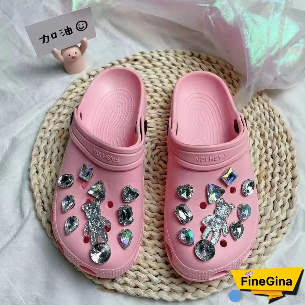 New Rhinestone Non-slip Holiday Beach Sandals Tide