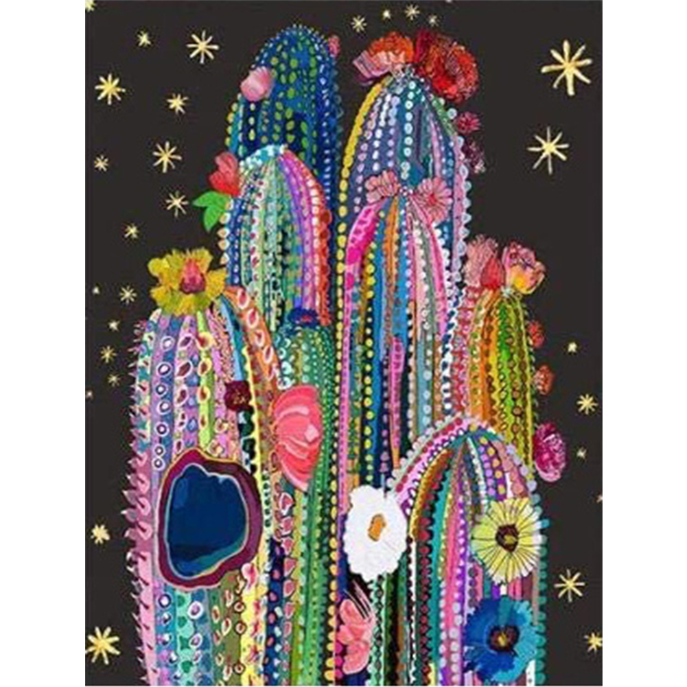 

30*40CM - Square Drill Diamond Painting - Cactus, 501 Original