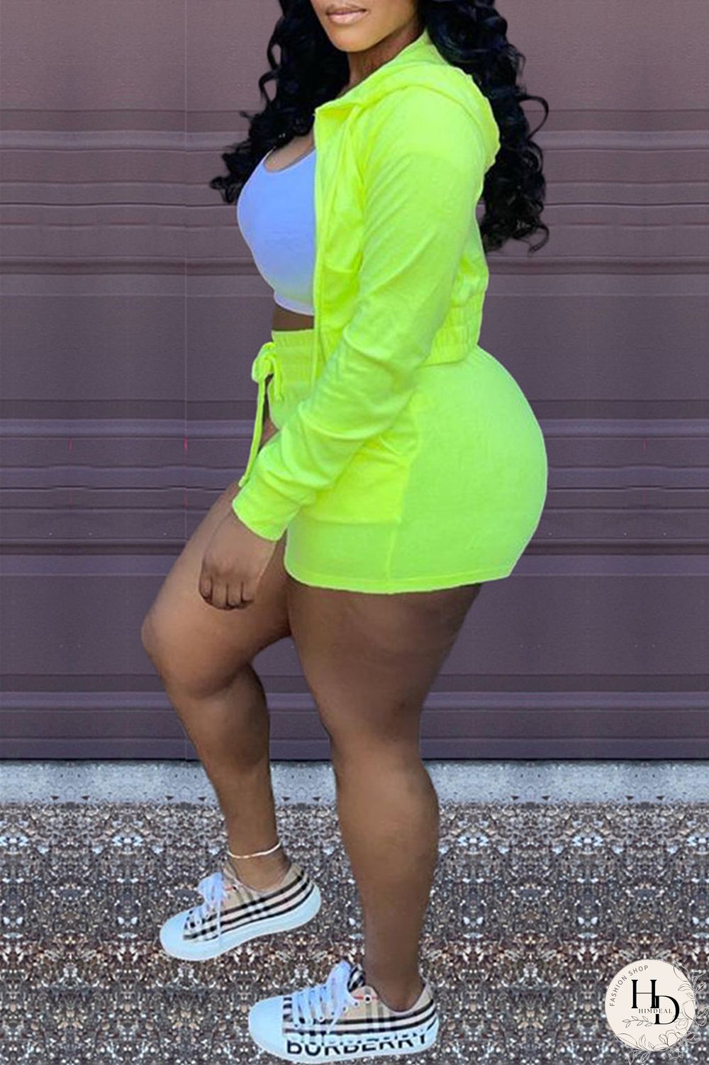 Black Fashion Casual Solid Cardigan Hooded Collar Long Sleeve Two Pieces (Without Vest)