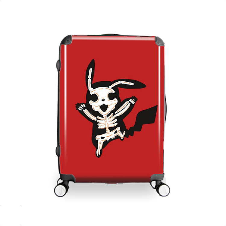 Electric Shocked Pikachu Like Askeleton, Pokemon Hardside Luggage