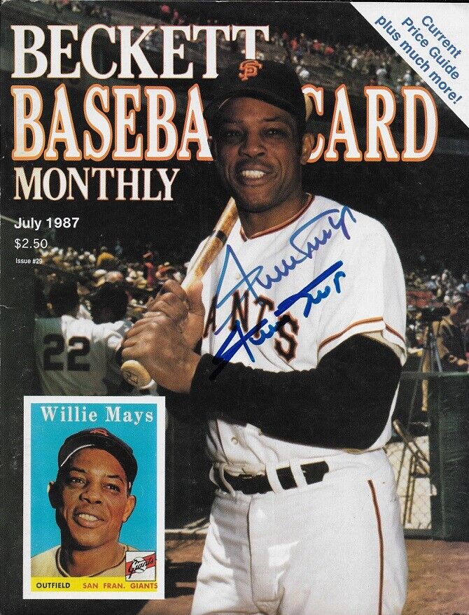 *WILLIE MAYS*SIGNED*AUTOGRAPHED*PICTURE*SAN FRANCISCO*GIANTS*COA*8.5 X 11