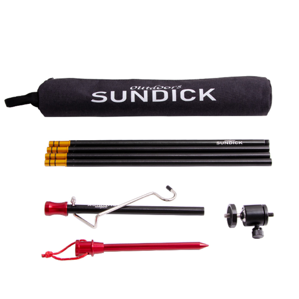 

SUNDICK Outdoor Camp Fishing Folding Lamp Pole Hanging Light Fixed Holder, 501 Original