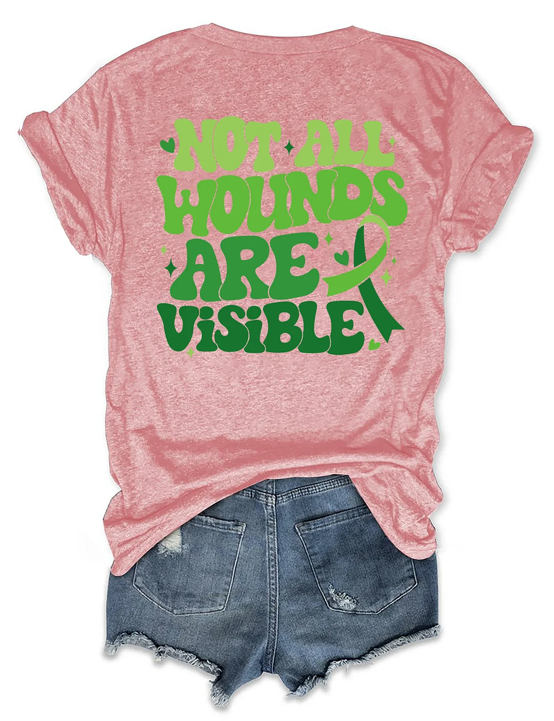 Not All Wounds Are Visible Mental Health T-shirt