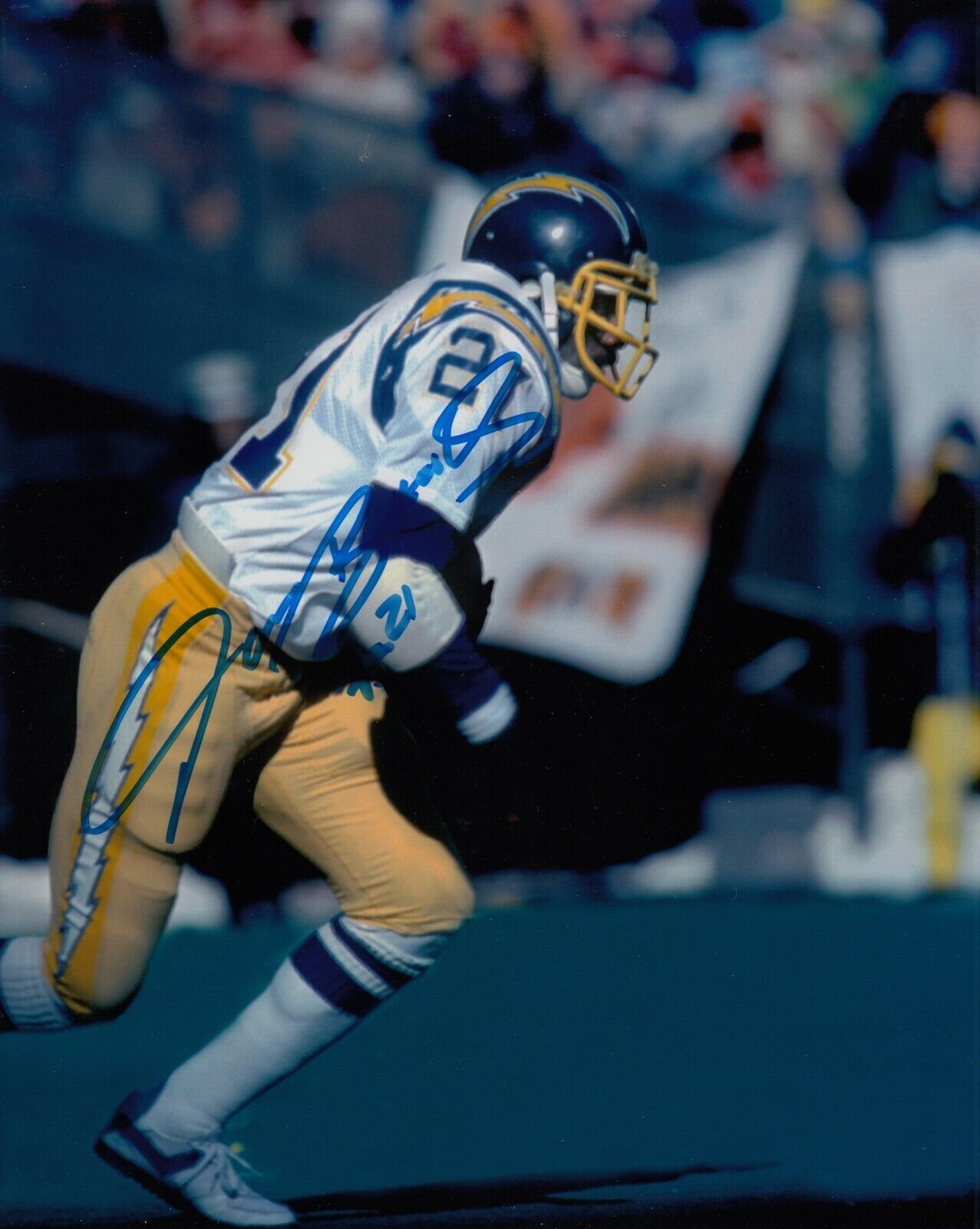 James Brooks #4 8x10 Signed Photo Poster painting w/ COA San Diego Chargers