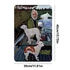 Painting of Old Man with Dogs - Metal Tin Signs(8*12Inch/12*16Inch) - Animal