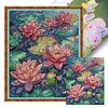 Water Lily Full Stamped Cross Stitch 14CT 2-Strand 33x41cm Backstitch