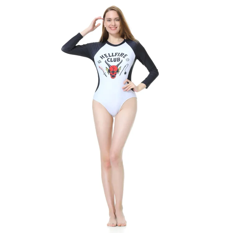Stranger Things Hellfire Club Cosplay Costume Jumpsuit Swimsuit Outfits Halloween Carnival Party Suit-Coshduk