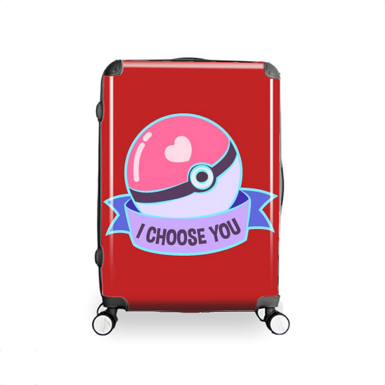 Poke Ball I Choose You, Pokemon Hardside Luggage