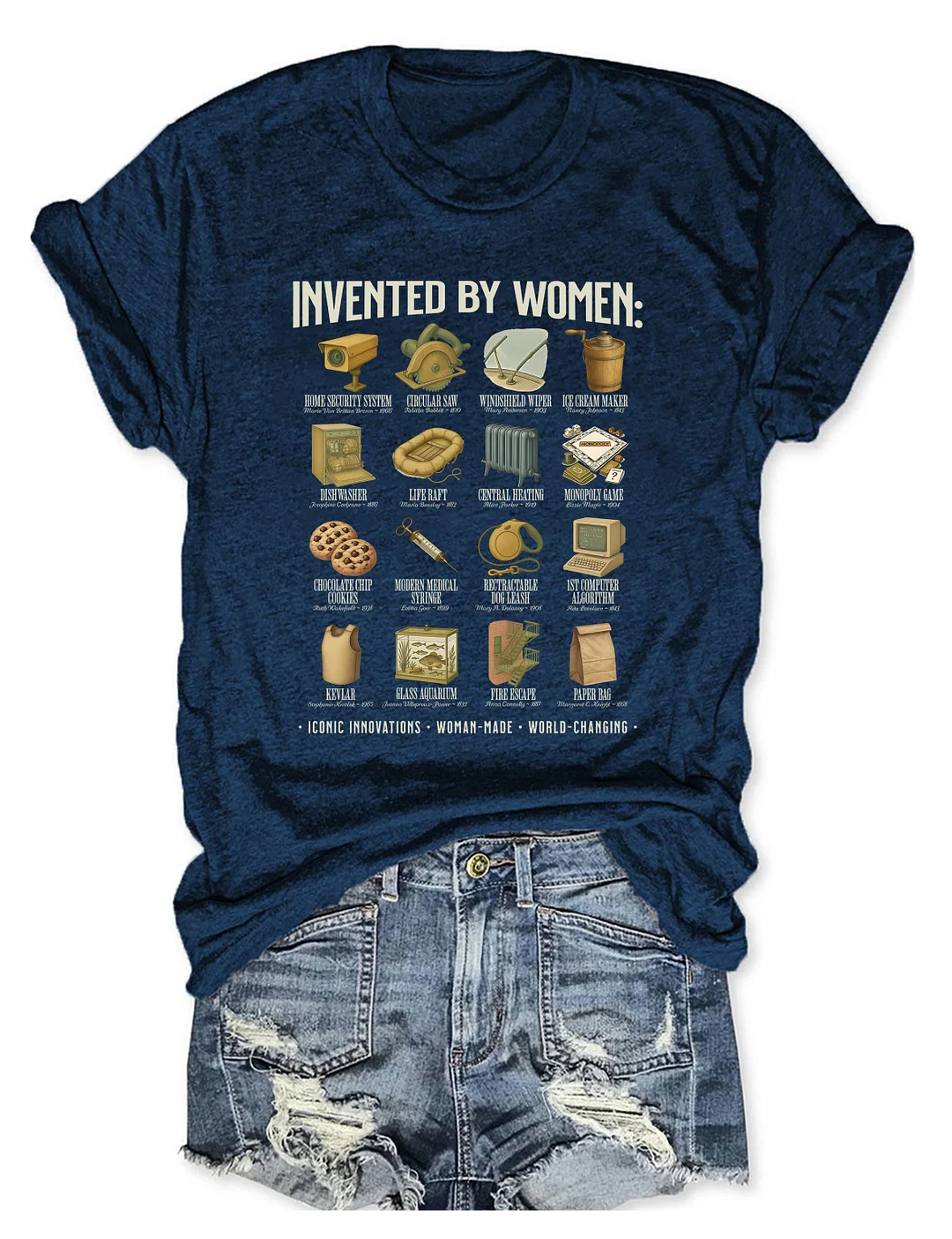 Invented By Women T-shirt