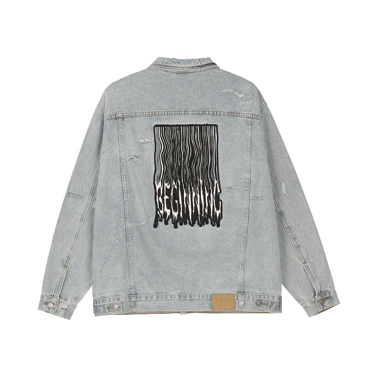 The Supermade Embroidery Jacket Denim