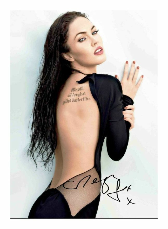 MEGAN FOX AUTOGRAPH SIGNED PP Photo Poster painting POSTER