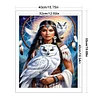 Beauty And Owl - 11CT Counted Cross Stitch - 40*50cm