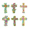 6Pcs Kreuz - 5d DIY Handwerk Aufkleber Magnet