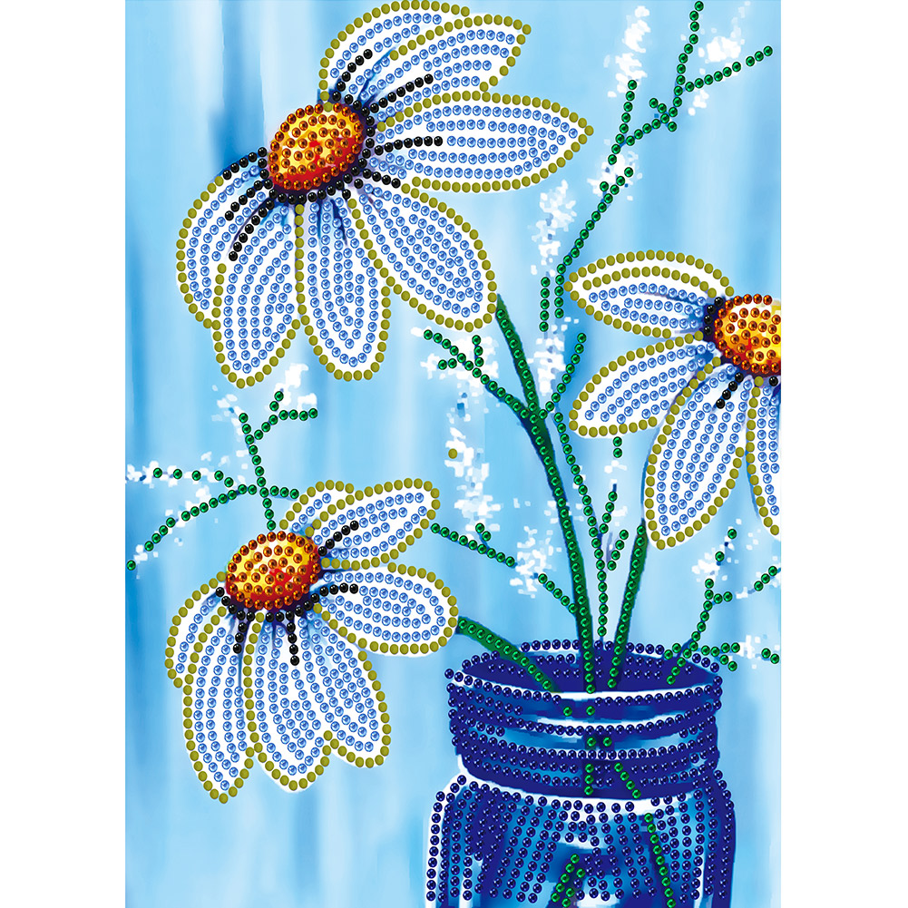 

25*30CM - Special Shaped Diamond Painting - Flower Vase, 501 Original