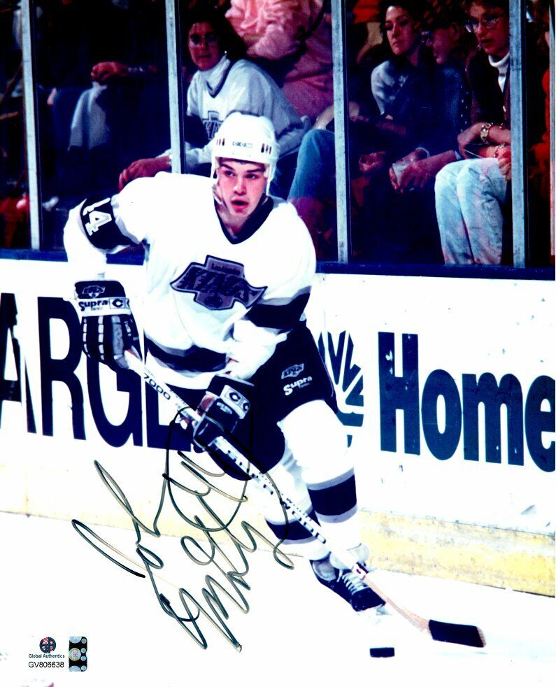 John McIntyre Hand Signed Autographed 8x10 Photo Poster painting Los Angeles Kings GA GV 806638