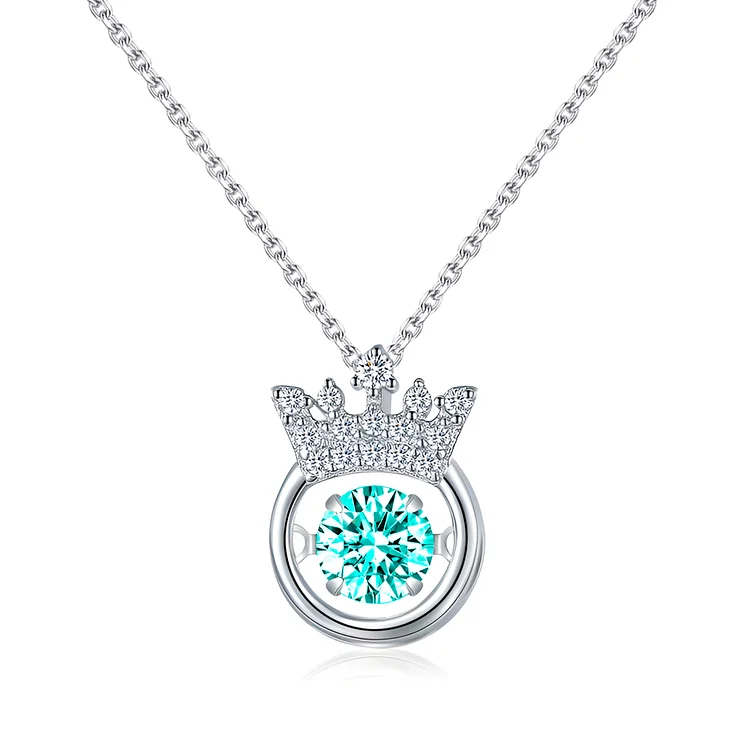 For Mother - You Always Pull Me From the Disorder And Give Me Strength Crown Birthstone Necklace