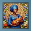 (40*40cm)Mother and Son - Full Round Drill Diamond Painting