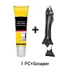 🚿 ACHETEZ 2 - RECEVEZ 1 GRATUIT ! ✨ Mastic Blanc Imperm&eacute;able Multifonction - Scellant &Eacute;tanche pour Joints, Rebords et R&eacute;parations 🛠️🧱 