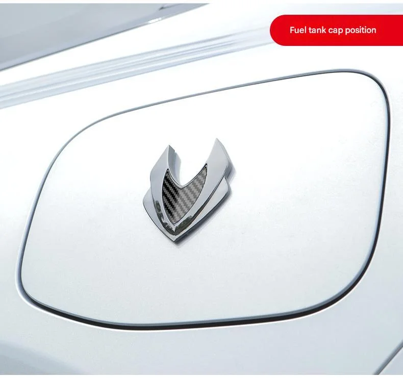 Automotive zinc alloy shield emblem(2PCS)