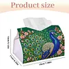 Peacock Diamond Painting Tissue Box 7.48x5.12Inch Diamond Art Tissue Box 5D Diamond Art Tissue Cover for Kitchen Restaurant Bar Office Parties
