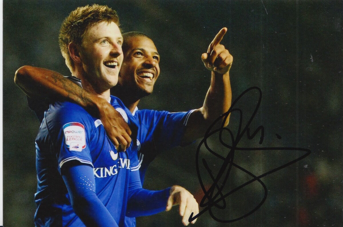 LEICESTER CITY HAND SIGNED PAUL GALLAGHER 6X4 Photo Poster painting 4.