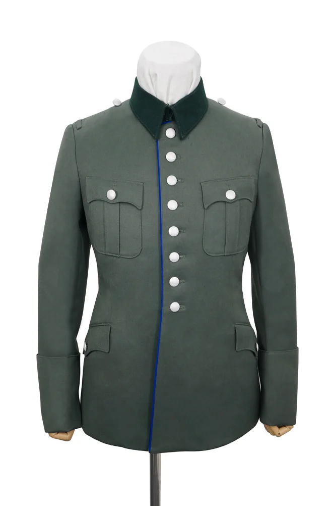   Wehrmacht German M1927 General Officer Gabardine Piped Service Tunic Jacket I German-Uniform