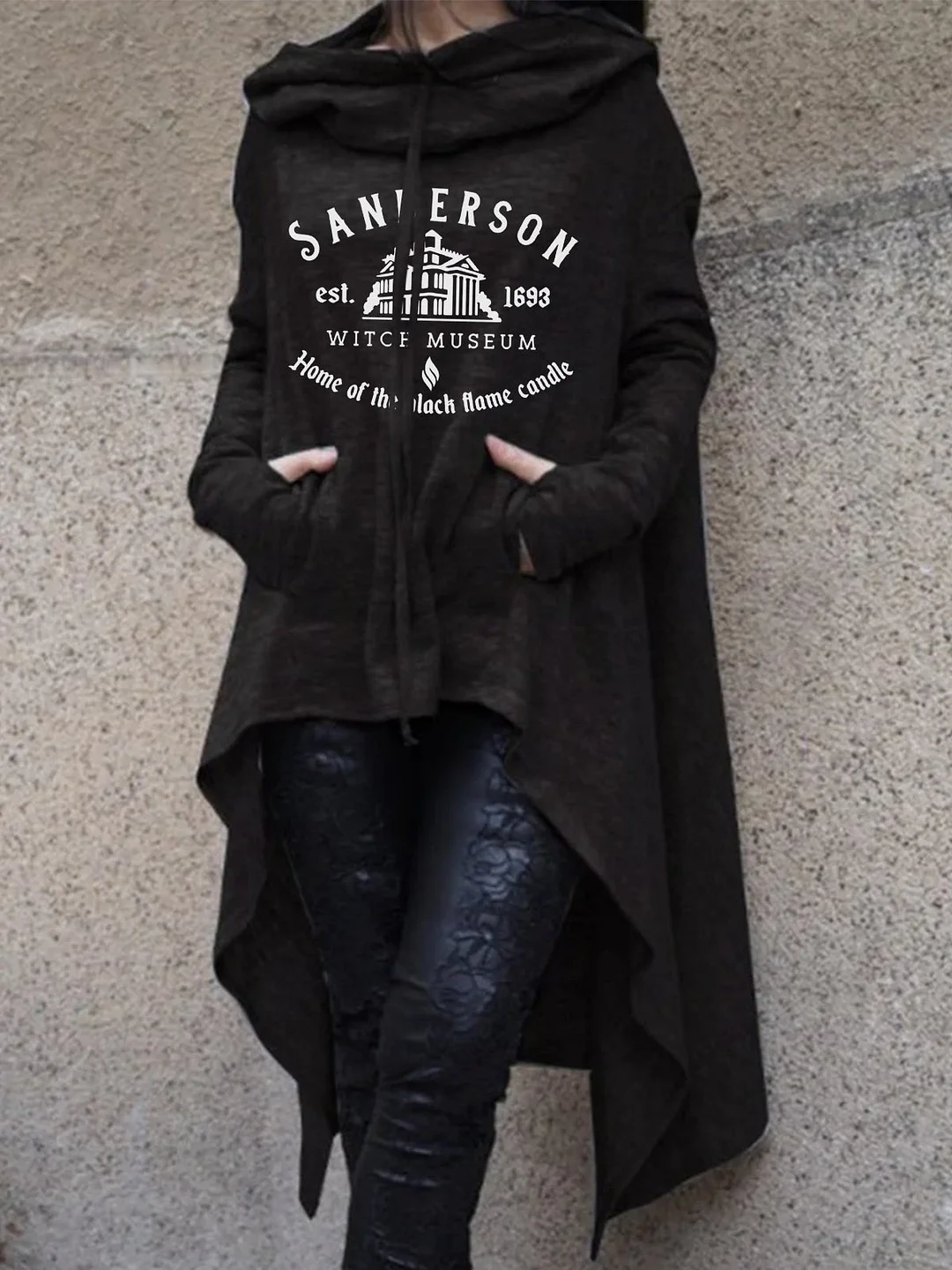 Sanderson Witch Museum Hooded Long Sleeve Sweatshirt