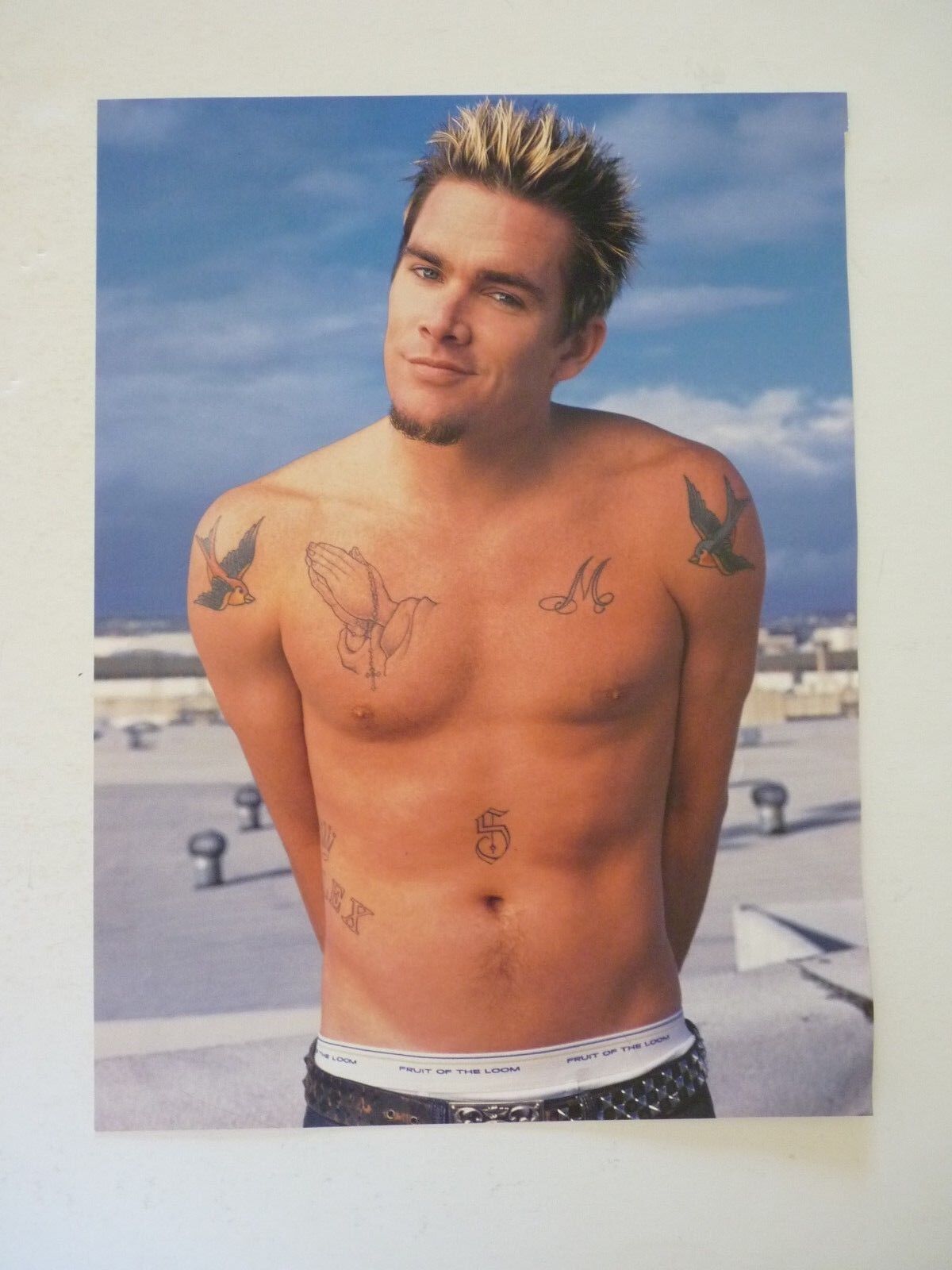 Mark McGrath Liev Schriber Double Side Coffee Table Book Photo Poster painting Page 9x12