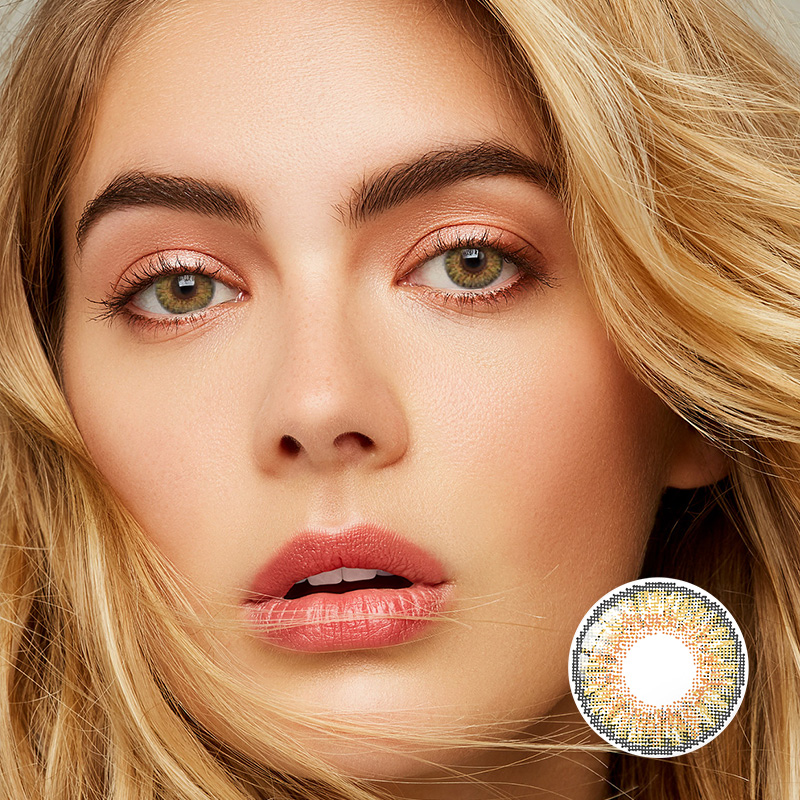 3 Tone PURE HAZEL Colored Contact Lenses