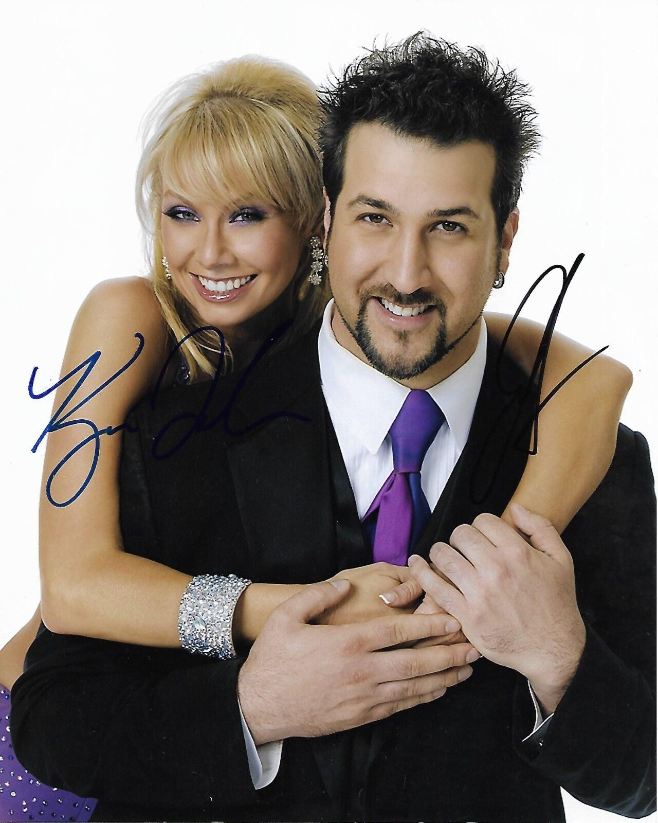 DANCING WITH THE STARS AUTOGRAPHED Photo Poster painting SIGNED 8X10 #5 JOEY FATONE KYM JOHNSON