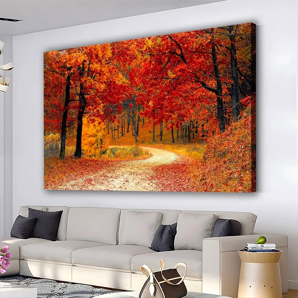 Maple Forest Canvas Wall Art