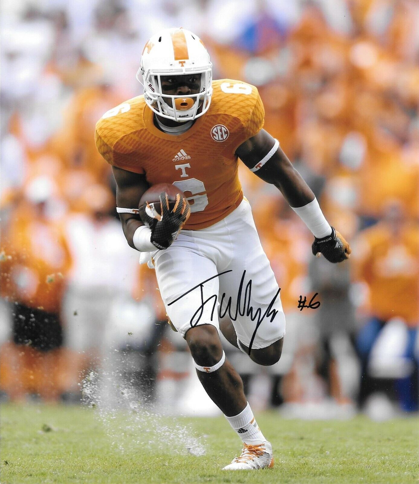 TODD KELLY JR HAND SIGNED TENNESSEE VOLUNTEERS 8X10 Photo Poster painting W/COA