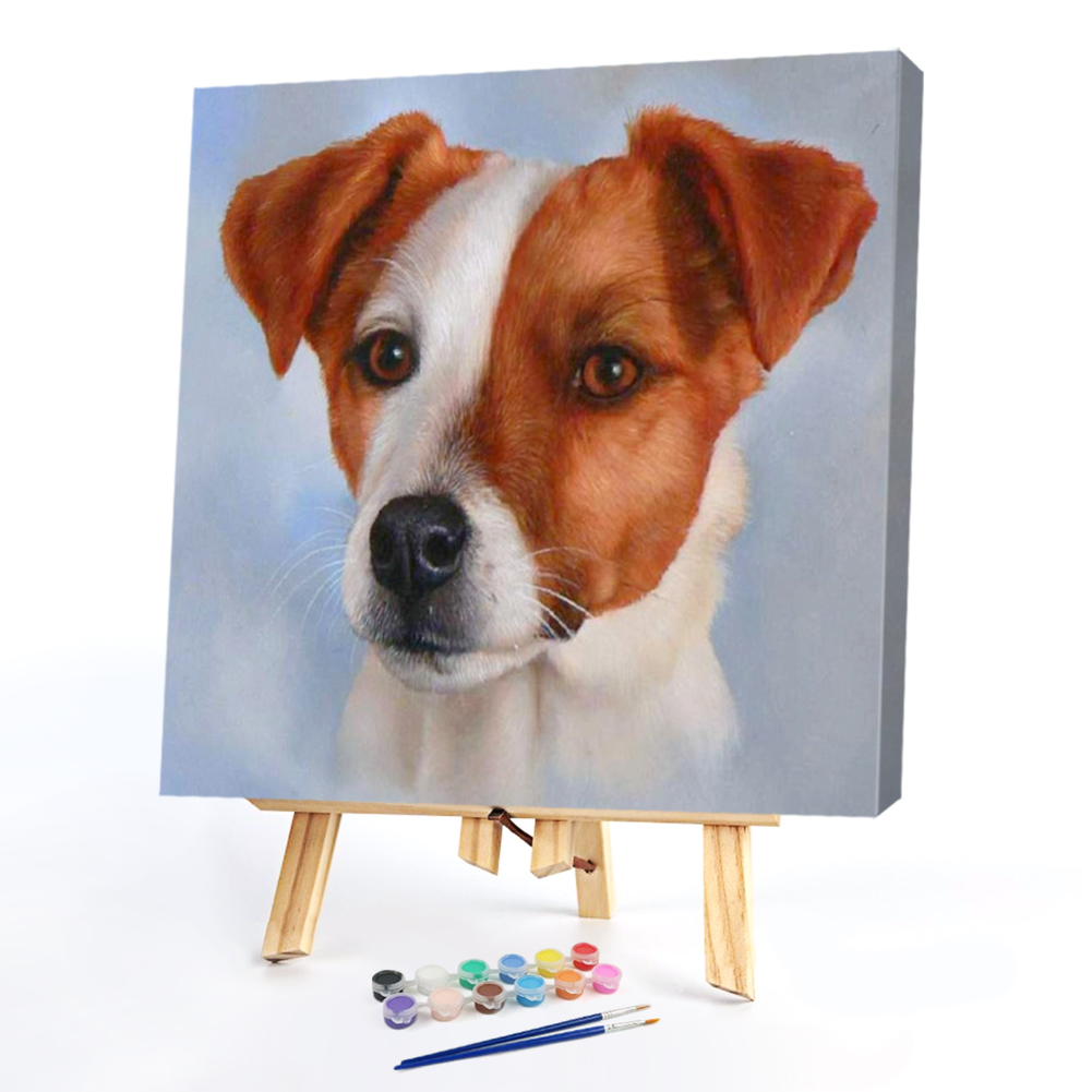 

20*20CM - Paint By Numbers - Lovely Puppy, 501 Original