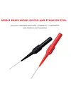 2pcs Insulation Piercing Needle Non-destructive Multimeter Probes Tester