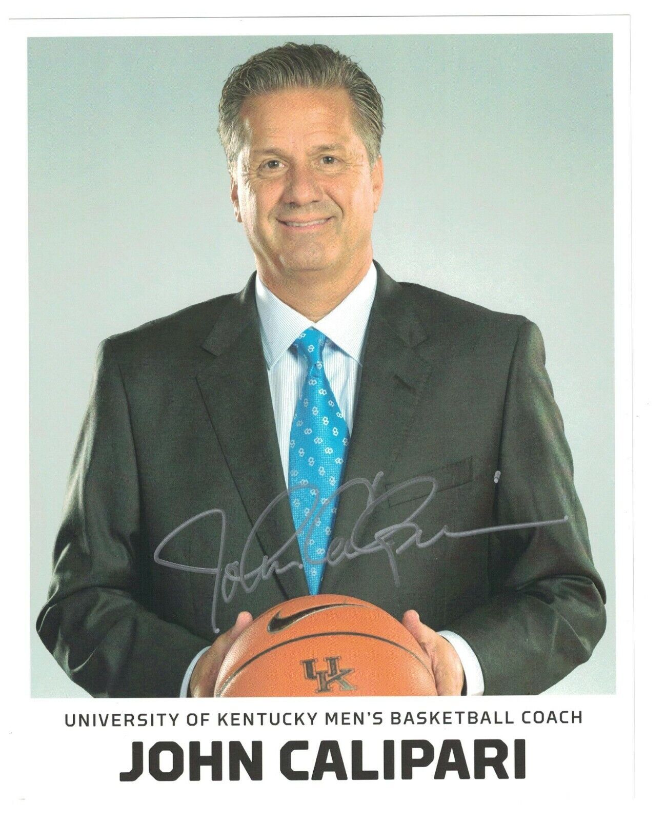 John Calipari Signed Autographed 8 x 10 Photo Poster painting Kentucky Basketball Coach