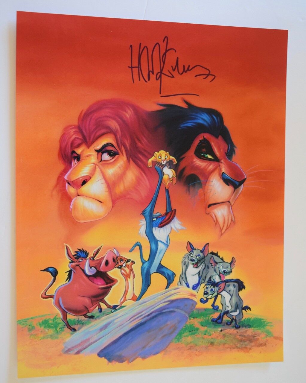 Hans Zimmer Signed Autographed 11x14 Photo Poster painting Poster THE LION KING Composer COA VD