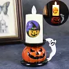 Halloween Decoration Props Skull Pumpkin Candle Light LED Glowing