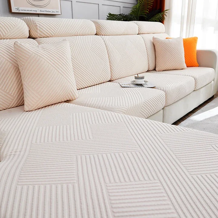 Sectional Sofa Cover | Zig Zag