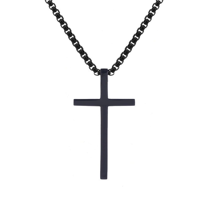 Casual Vacation Cross 304 Stainless Steel Plating 18K Gold Plated Men’s