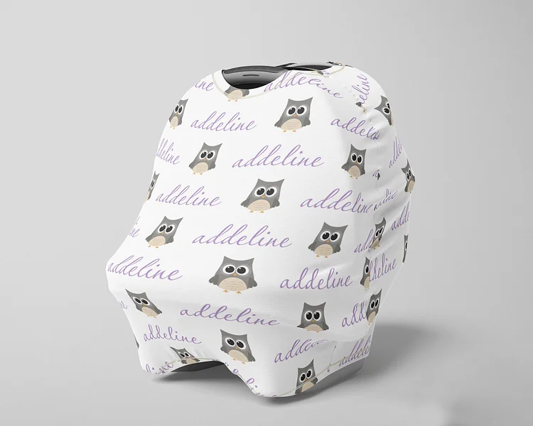 Personalized Baby Car Seat Canopy| Canopyl16