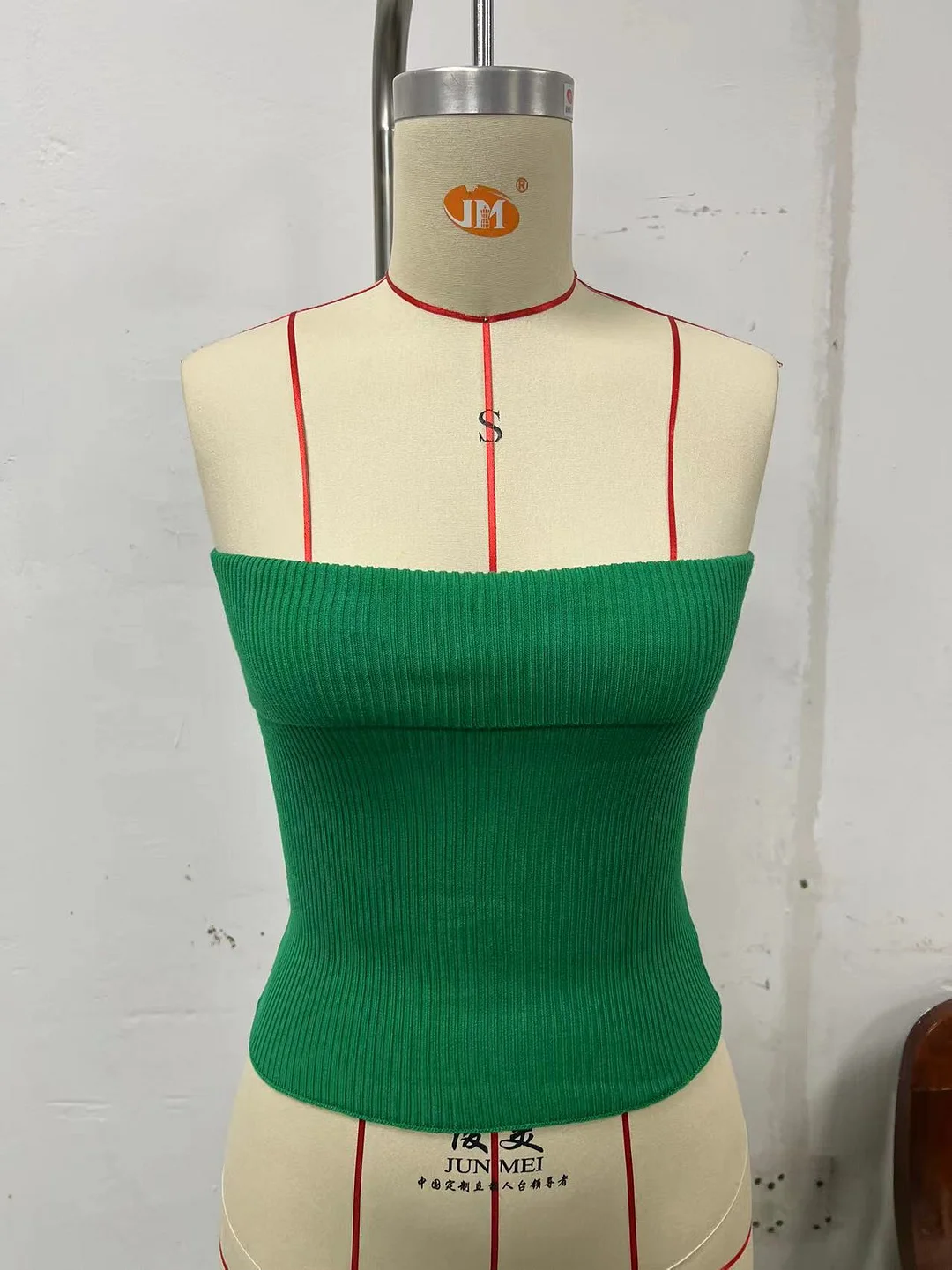 Woherb Woherb New Strapless Three-Color Texture Sense Slim Sexy Thin Pit Strip With A Strapless Jacket Female-Outfit Ideas