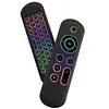 M5 Air Mouse Keyboard Remote Rechargeble 2.4G+BT5.2 7 Color Backlit for Smart TV