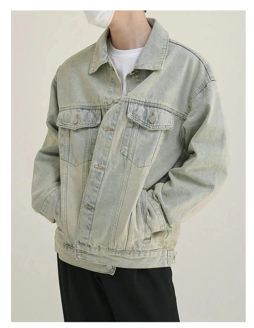 Aonga Washed Spring Denim Jacket